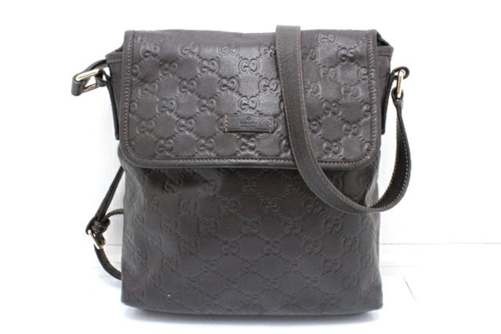 Gucci Shoulder Bag Gucci Guccissima Dark Brown